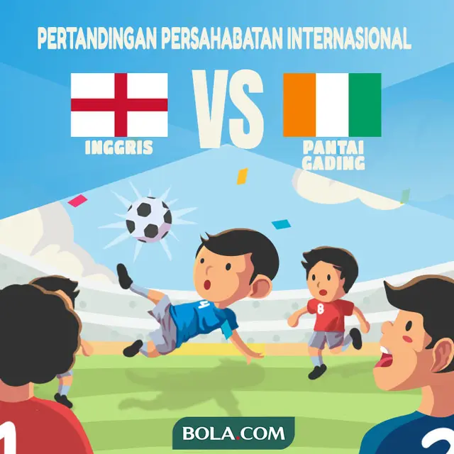 Persahabatan Internasional - Inggris Vs Pantai Gading