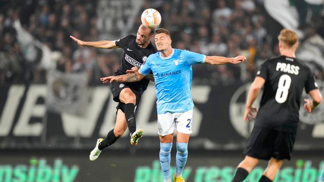 Lazio Gagal Raih Poin Penuh Lawan Sturm Graz di Liga Europa