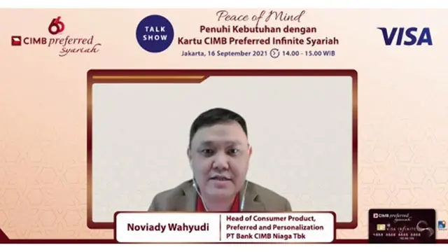 Visa & CIMB Luncurkan Kartu Preferred Infinite Syariah, Kartu Syariah Contactless Pertama di Indonesia