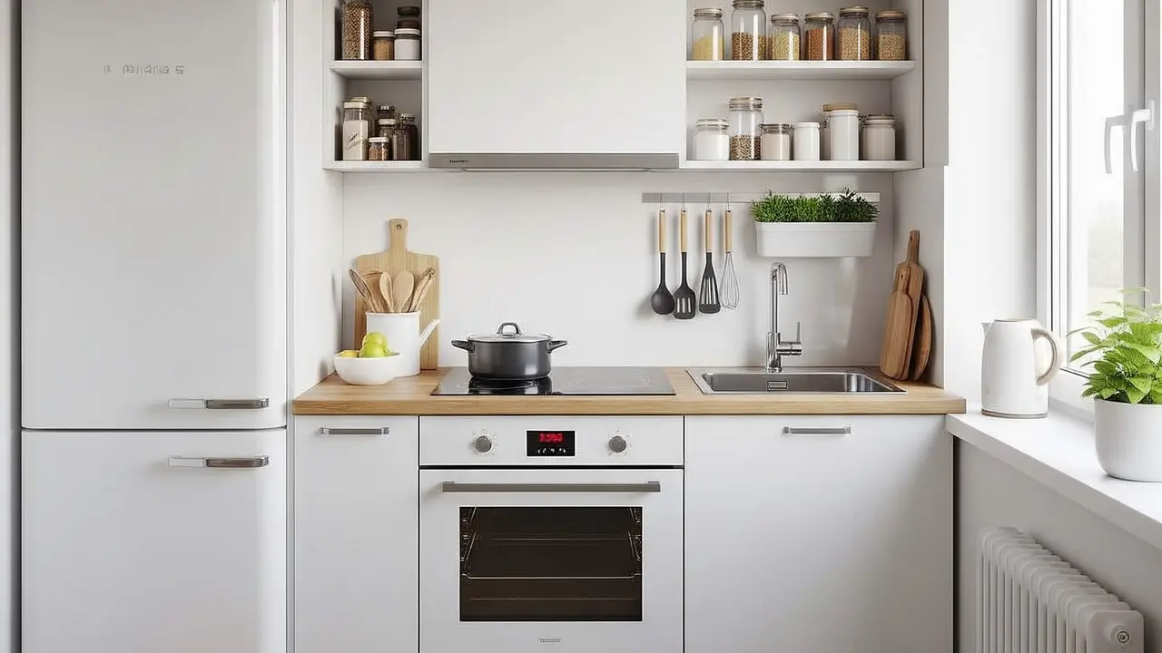 Dapur Kecil Sederhana Tapi Fotogenik untuk Konten Masak