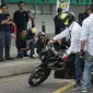 Evalube mengadakan kegiatan edukasi safety riding yang diikuti oleh komunitas motor. (ist)