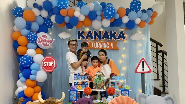 6 Momen Perayaan Ultah Anak Tya Ariestya, Tetap Seru Meski ‘Di Rumah Aja’