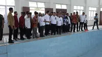 Peresmian dua Loka Rehabilitasi Sosial Korban Penyalahgunaan NAPZA (LRSKPN) dan Loka Rehabilitasi Sosial Orang dengan HIV (LRSODH) di Takalar, Sulawesi Selatan.