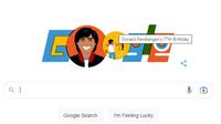 Donald Pandiangan jadi tampilan Google Doodle hari ini, Senin (12/12/2022).
