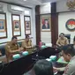 Rapat bersama Pusdokkes Polri dengan pimpinan Institut Pemerintahan Dalam Negeri (IPDN) untuk membahas Seleksi Penerimaan Calon Praja (SPCP) IPDN Tahun 2024. (Dok. Istimewa)