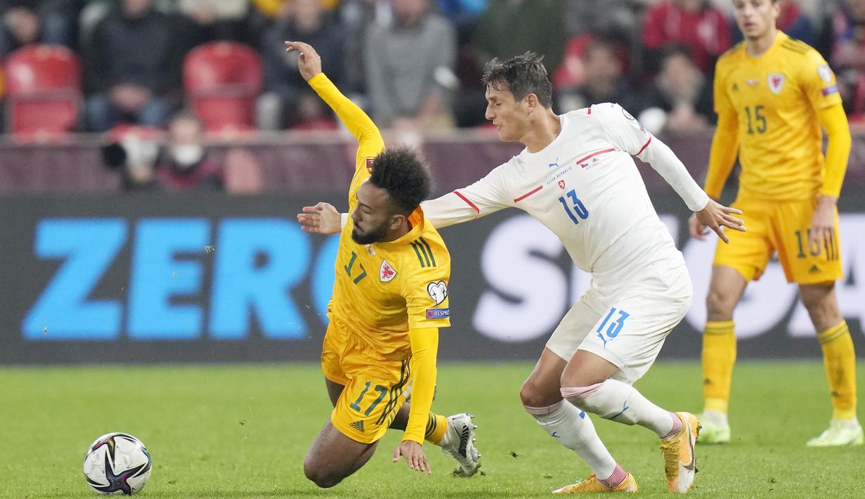 Kedua tim mengumpulkan 8 poin, namun Ceska memiliki selisih gol yang lebih baik. Adapun Belgia ada di puncak klasemen dengan 16 poin. (AP/Petr David Josek)