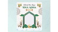 Twibbon Idul Adha 2025. (sumber: twibbonize.com)