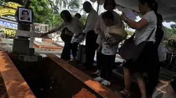 Hetty Evelyn Ngantung Mamesah meninggal di Rumah Sakit UKI, Cawang, Kramatjati, Jakarta Timur, Rabu (3/9/2014) malam, Jakarta, Jumat (5/9) (Liputan6.com/Johan Tallo)