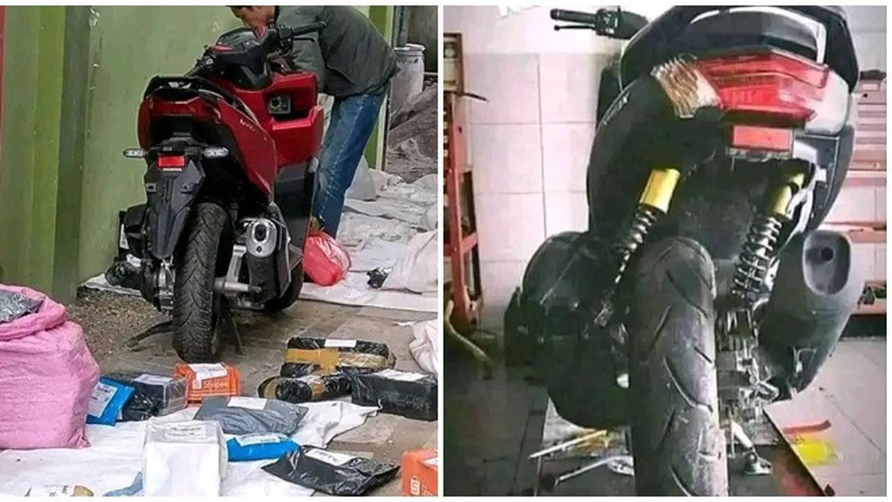 6 Potret Motor Meleyot Ini Penyebabnya Bikin Bertanya-tanya, Bentuknya Jadi Lucu