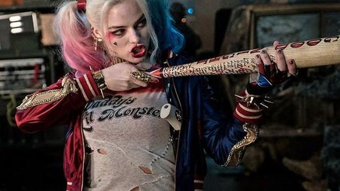 Margot Robbie sebagai Harley Quinn di film Suicide Squad. (Warner Bros/DC Comics)