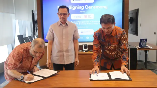 PT Pupuk Indonesia Niaga dan PT Batuta Kimia Perdana menandatangani MoU mengenai pasokan amonia. (Foto: Pupuk Indonesia Niaga)