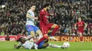 Selain dua gol satu assist, Mohamed Salah bermain sangat baik dengan mencatatkan 4 tembakan, 69 sentuhan, 1 umpan kunci, dan 83 persen umpan sukses. (AP/Jon Super)