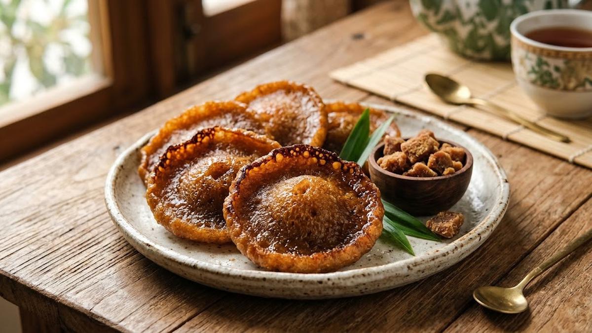 Resep Kue Cucur Gula Merah Anti Bantat, Bersarang dan Renyah di Pinggir