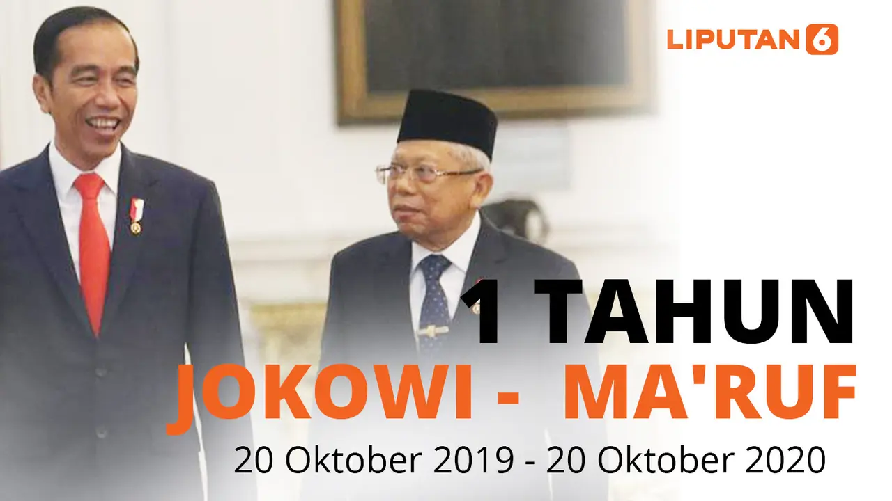 Setahun Jokowi - Ma'ruf Amin