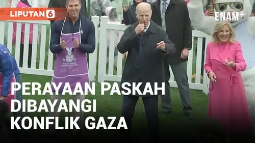 VIDEO: Perayaan Paskah Gedung Putih Dibayangi Konflik di Gaza