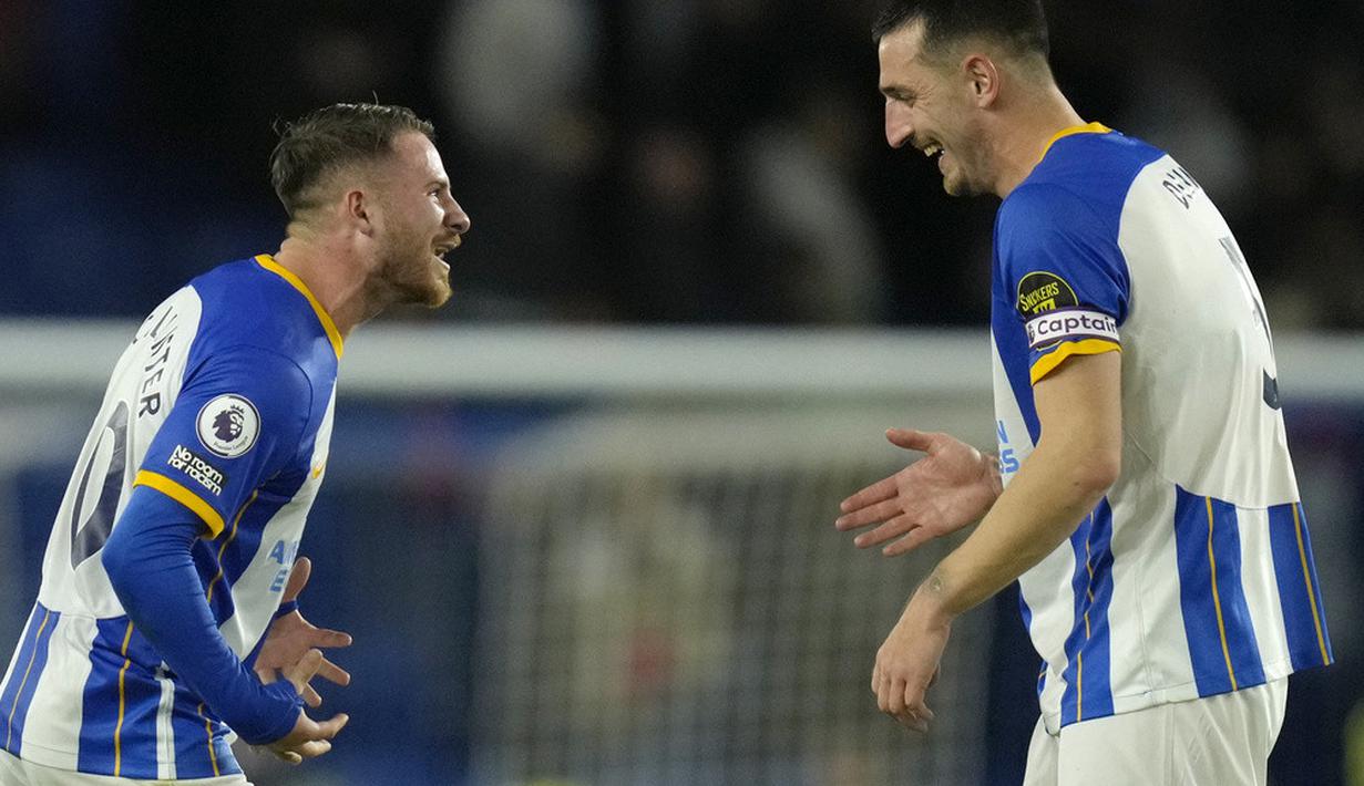 <p>Pertandingan pun berakhir 1-0 untuk kemenangan Brighon atas Manchester United. (AP Photo/Kirsty Wigglesworth)</p>