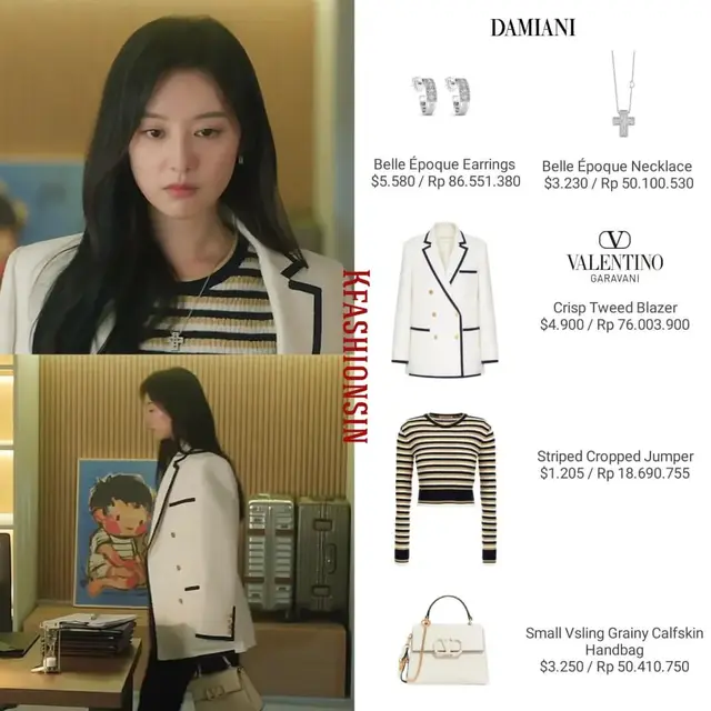 6 Gaya Fashion Fantastis Kim Ji Won dari Serial Queen of Tears, Pakai Korset Harga Rp34 Juta