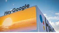 Booth Google bertema Google Assistant (Foto: Twitter/ @google)