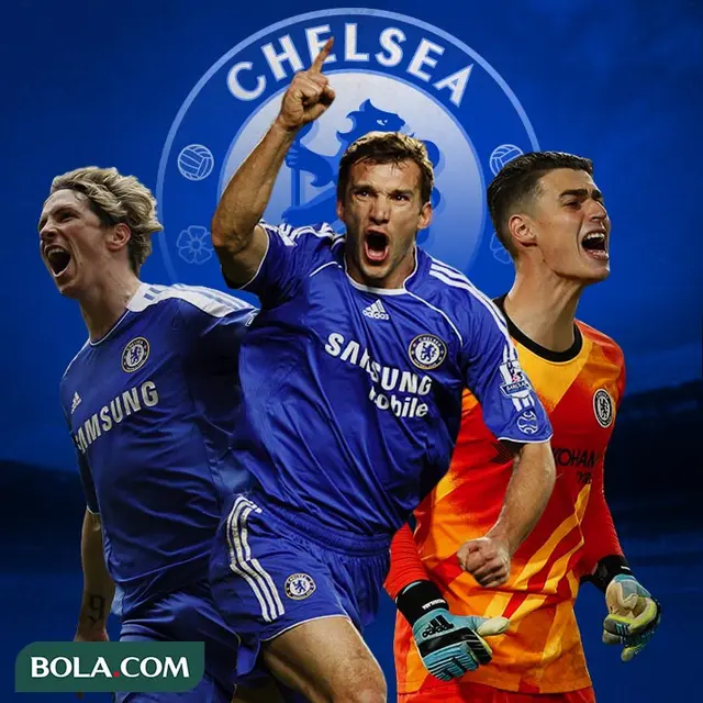 Chelsea - Fernando Torres, Andriy Shevchenko, Kepa Arrizabalaga
