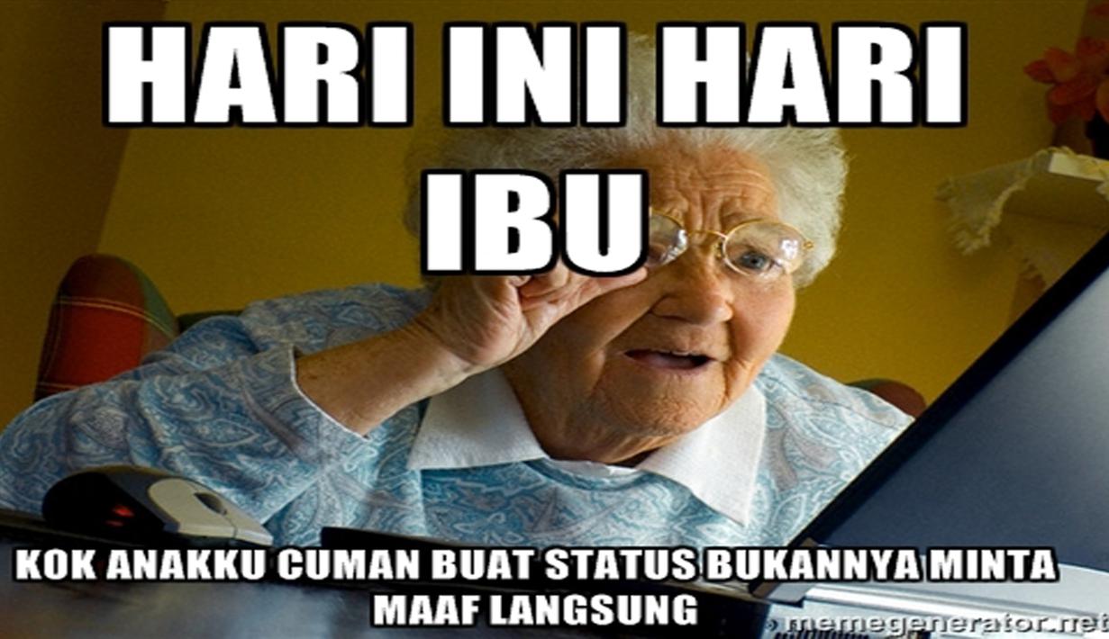 Meme Sindiran Hari Ibu Bikin Nyengir Sendiri Foto Liputan6com