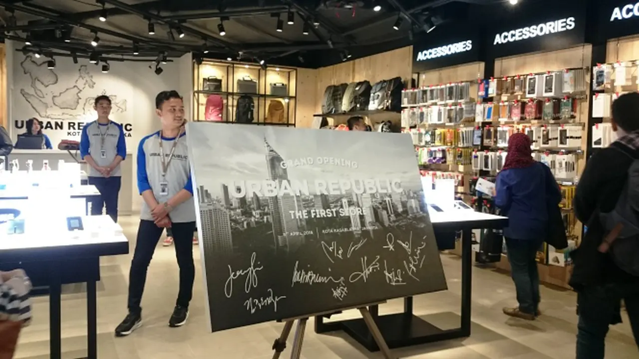 Pembukaan Urban Republic di Mal Kota Kasablanka, Jumat (8 April 2016)