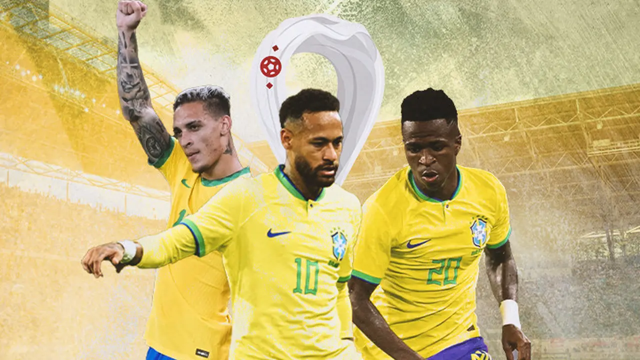Ilustrasi - Vinicius Junior, Neymar, Antony