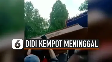 GANJAR PRANOWO ANTAR DIDI KEMPOT KE PERISTIRAHATAN TERAKHIR