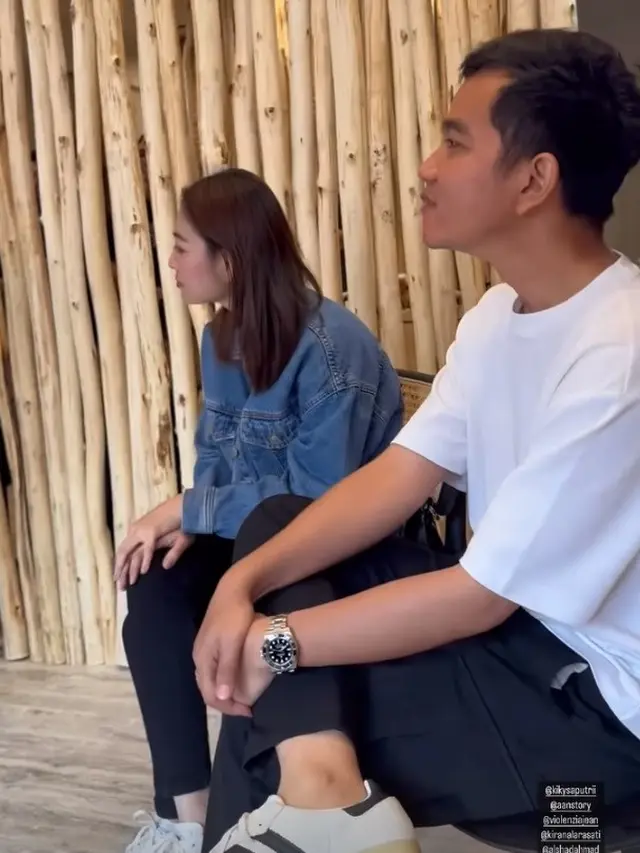 Kemesraan Gibran Rakabuming Raka dan Selvi Ananda Saat Boncengan Cari Sarapan