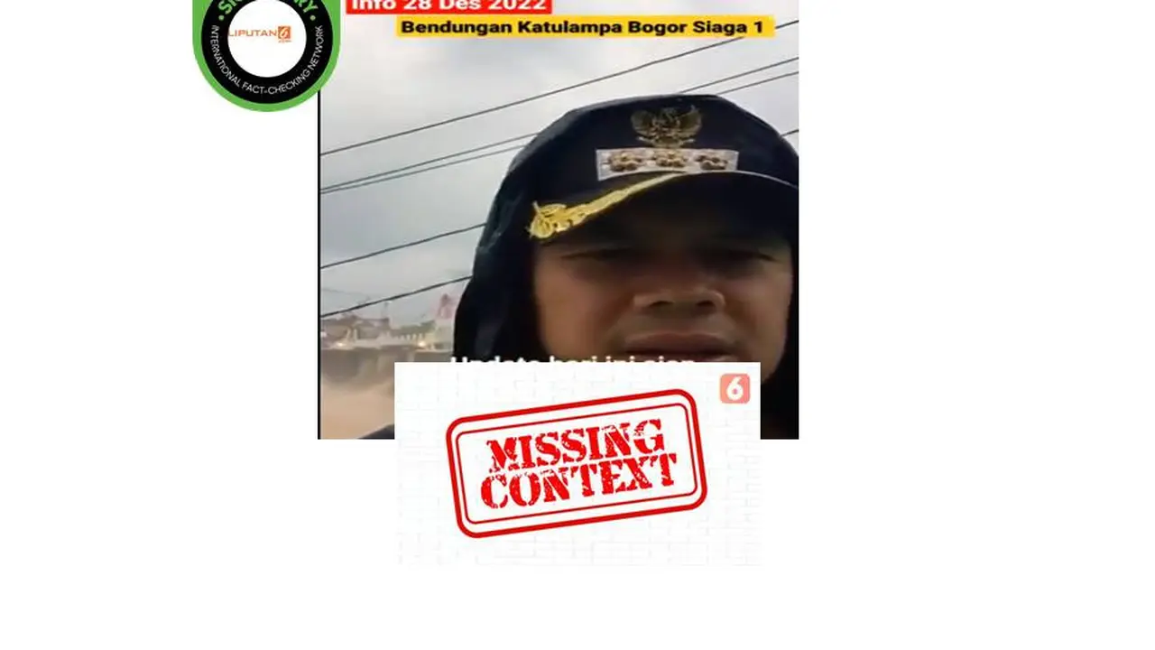 Cek Fakta video Katulampa siaga 1