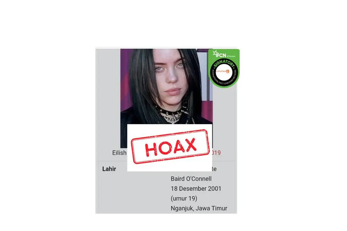 Cek Fakta Billie Eilish