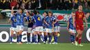 Sementara itu, Spanyol tetap menemani Jepang ke fase selanjutnya. Di babak 16 besar, Alexia Putellas dkk bakal berhadapan dengan peringkat pertama Grup A Piala Dunia Wanita 2023, Swiss. (AP Photo/John Cowpland)