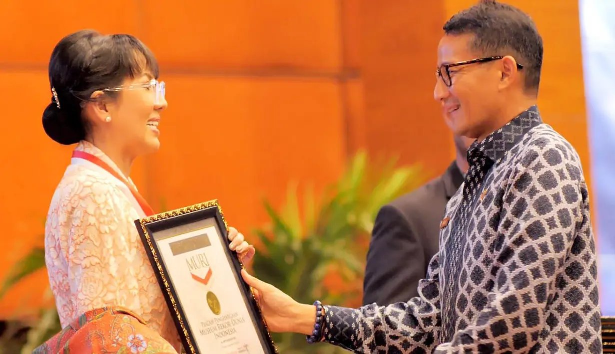 MURI merupakan lembaga swadaya masyarakat bertugas menghimpun data dan menganugerahkan. Atas prestasi superlatif dan karya masyarakat Indonesia. Penganugerahan ini diberikan pada Selasa (30/5) di Balairung Kemenparekraf RI. [Foto: Dok. Image Dynamics]