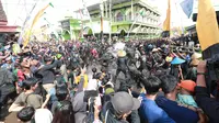 Ritual Kebo-keboan di Banyuwangi berlangsung meriah. (Hermawan/Liputan6.com)