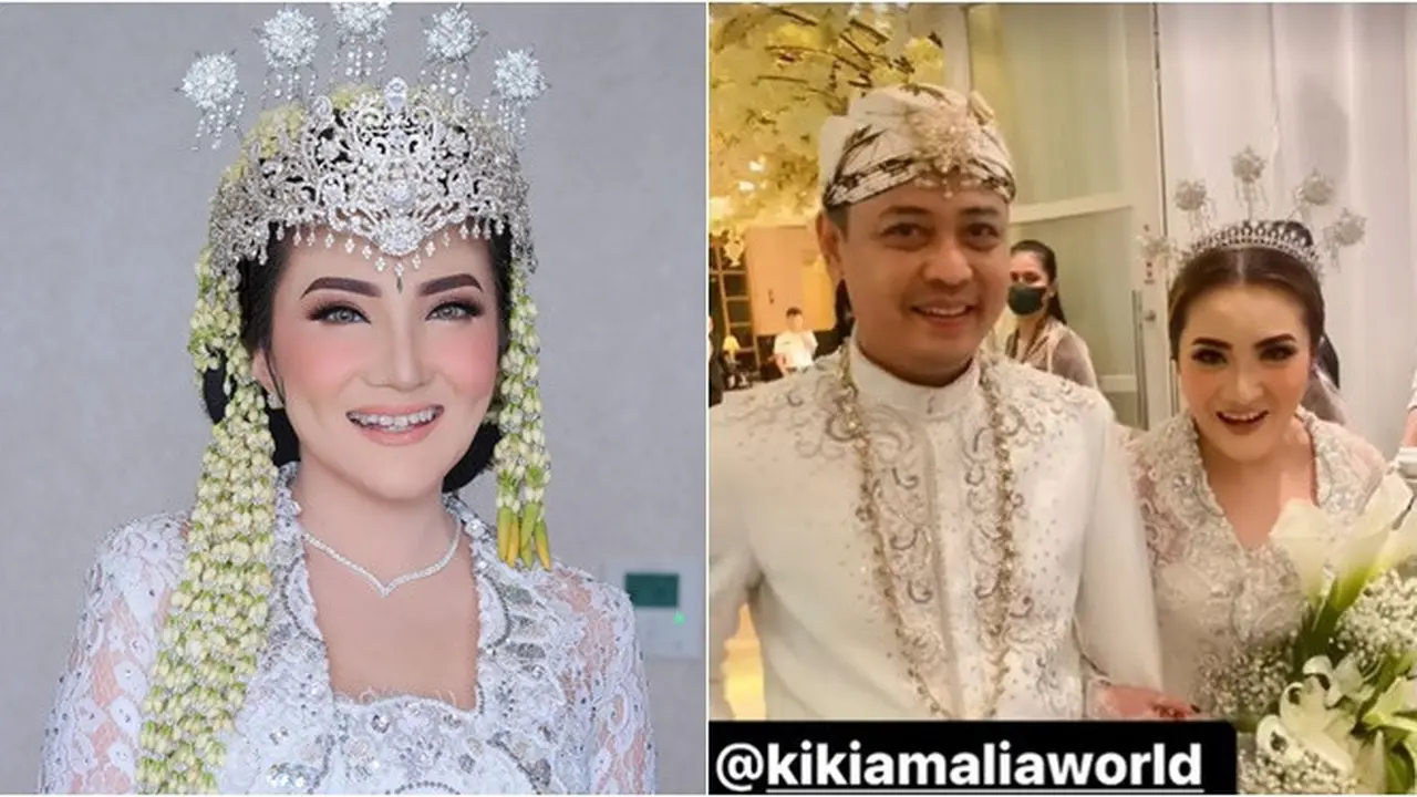 Resmi Menikah, Ini 6 Potret Kiki Amalia Jadi Pengantin di Hari Ulang Tahunnya