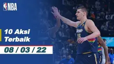 Berita video 10 aksi terbaik NBA 8 Maret 2022, salah satunya aksi keren buzzer beater dari Tyler Herro