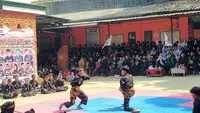 Festival pencak silat sambut HUT RI di Ponpes Dzikir Al Fath Kota Sukabumi (Liputan6.com/Fira Syahrin).