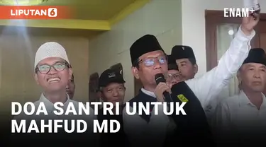 Mahfud MD Minta Doa Santri Ponpes SiIrrul Cholil Bangkalan