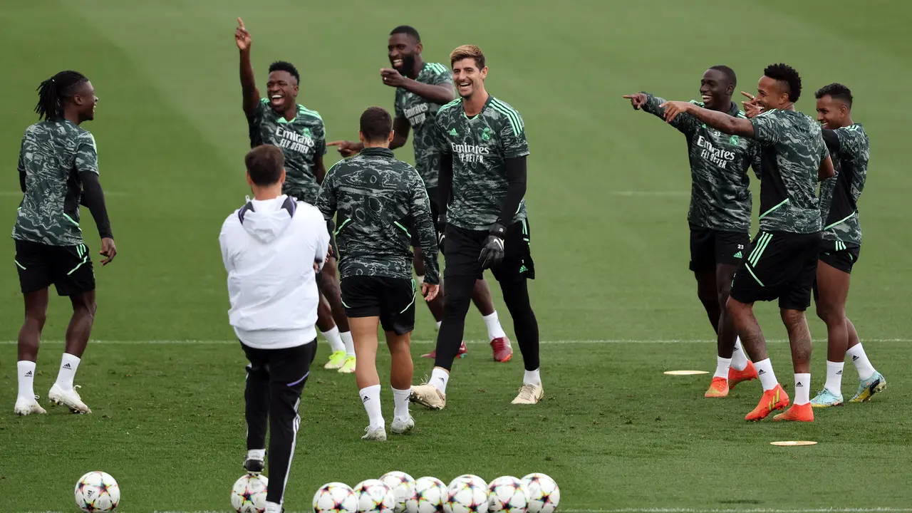 Sesi Latihan Real Madrid Jelang Kontra RB Leipzig di Champions