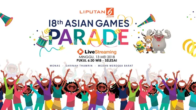 Banner Parade Asian Games 2018