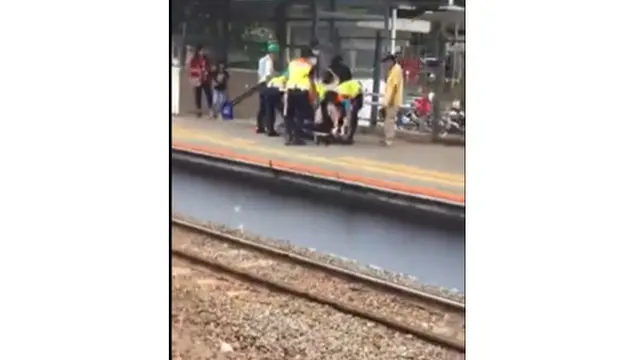Tangkapan layar klaim video korban covid-19 di Jakarta berjatuhan