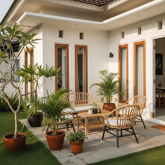 9 Model Teras Depan Rumah yang Bikin Instagramable Populer 2025, Bikin Hunian Estetik