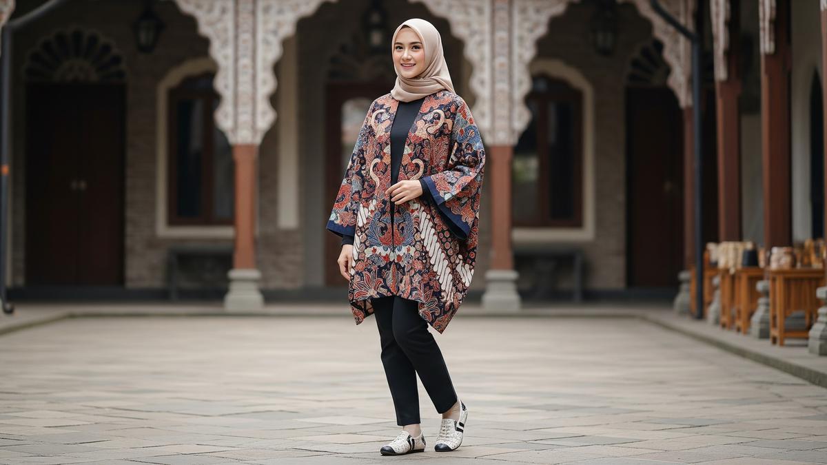 7 Model Atasan Batik Cardigan, Perpaduan Tradisional dan Modern yang Cocok untuk Berbagai Kesempatan