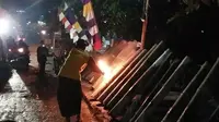 Sambut Lebaran, Warga di Bogor Nyalakan 200 Meriam Bambu