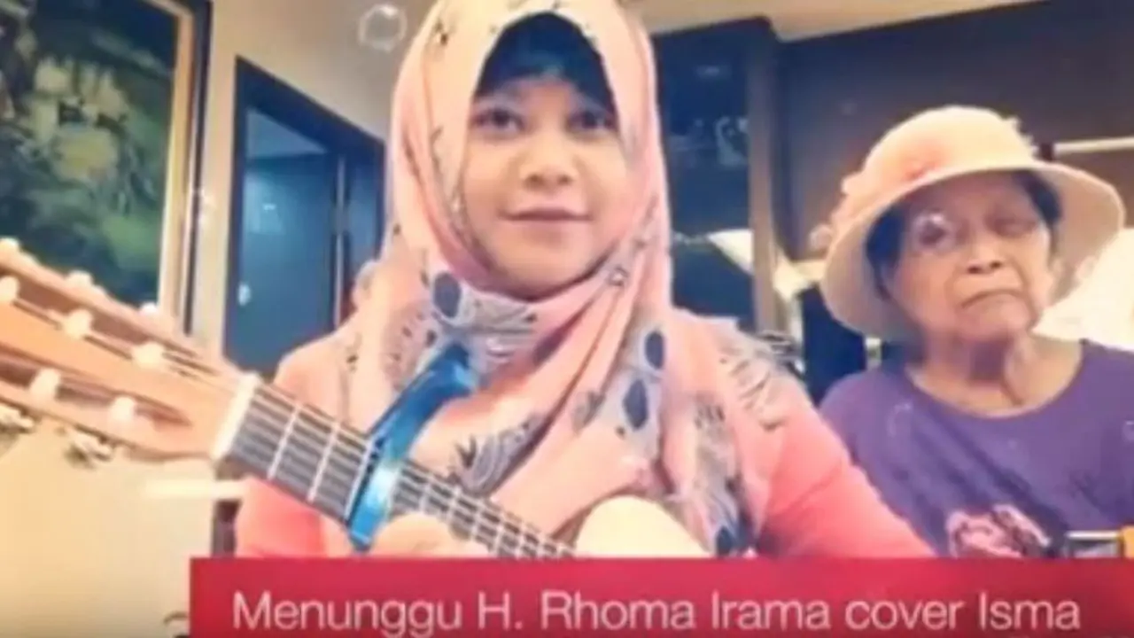 Nyanyikan Lagu Rhoma Irama, TKW Ini Banjir Pujian dari Netizen