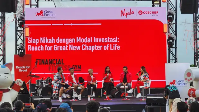 Merry Riana menjadi salah satu narasumber dalam Financial Fitness Classes bersama Bank OCBC NISP di Pantai Indah Kapuk Jakarta, November 2022. (Foto: Dok. Great Eastern Life Indonesia)