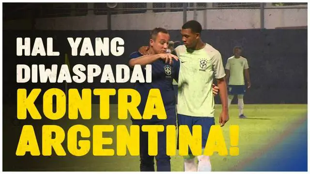 Berita Video, komentar pelatih Timnas Brasil U-17 jelang hadapi Argentina pada Jumat (24/11/2023)