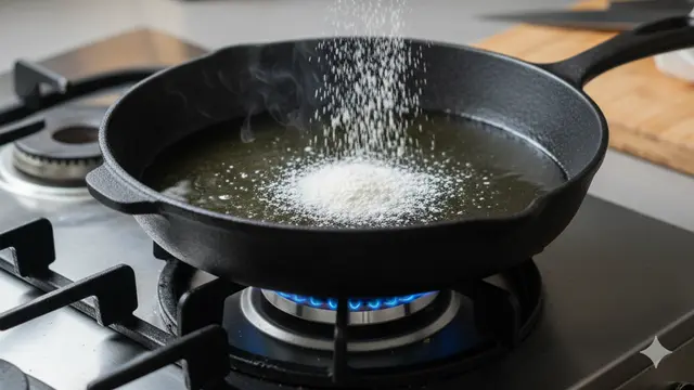 Menaburkan tepung