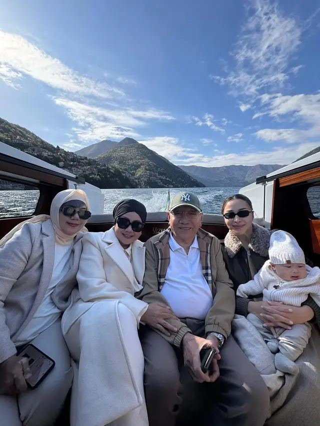 6 Potret Ultah ke-3 Issa Xander Anak Nikita Willy di Italia, Mewah di Danau Como