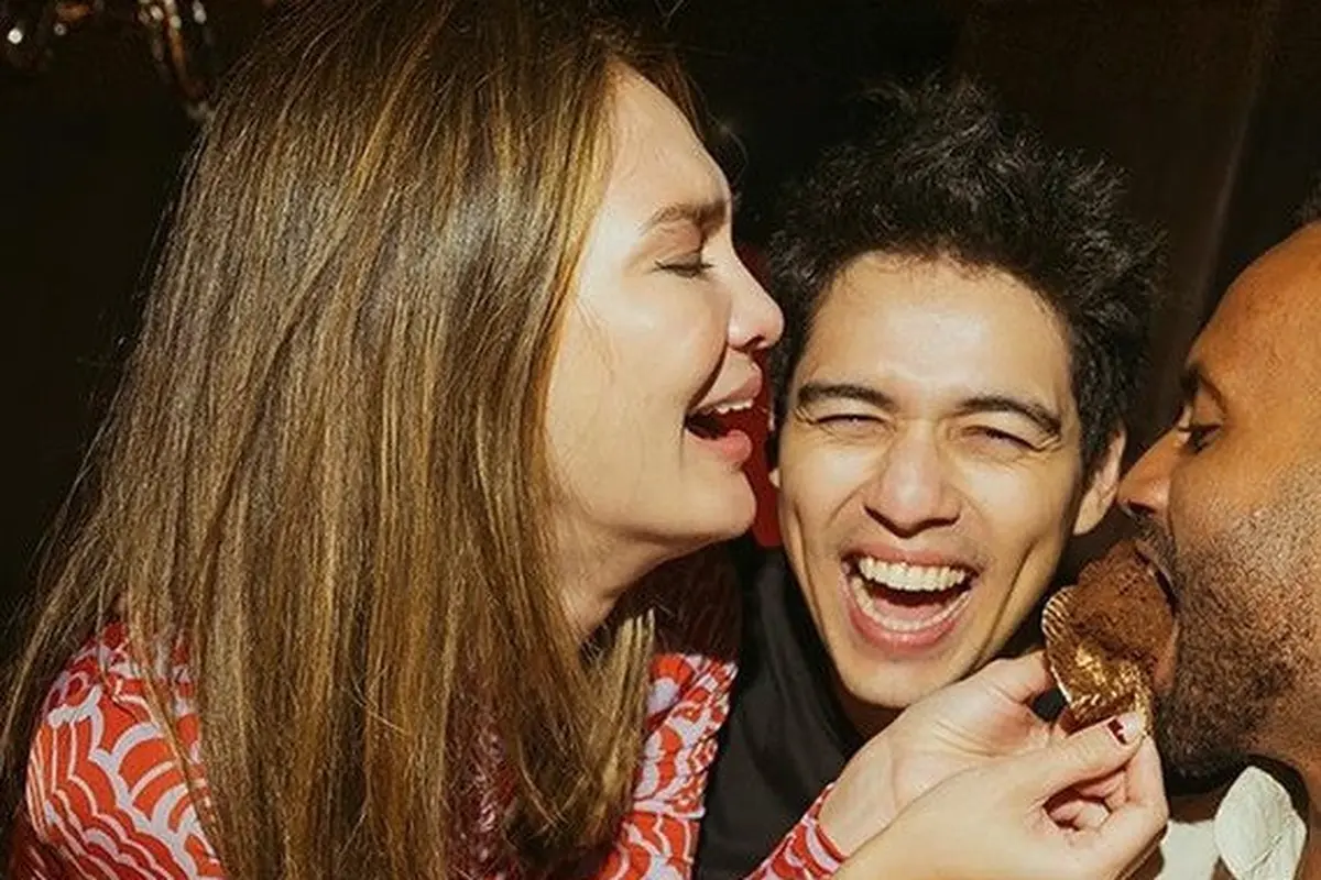 Luna Maya hadir dalam pesta ultah Maxime Bouttier ke-30 (Foto: Instagram bouttier_maxime)