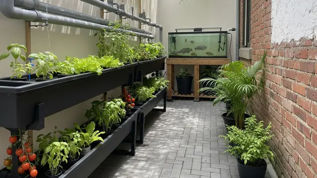 Desain Aquaponik Lorong Sempit (Alley Aquaponics)